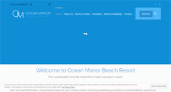Desktop Screenshot of oceanmanor.com