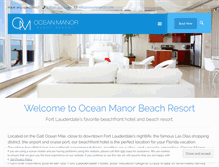Tablet Screenshot of oceanmanor.com
